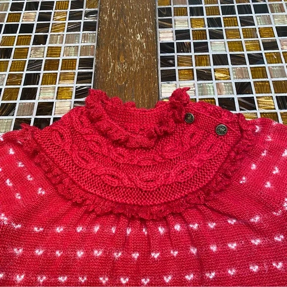 Ralph Lauren Reindeer Cable Sweater Dress - Picture 2 of 8